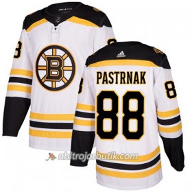Dame Ishockey Boston Bruins Tröja David Pastrnak 88 Adidas 2017-2018 Vit Authentic